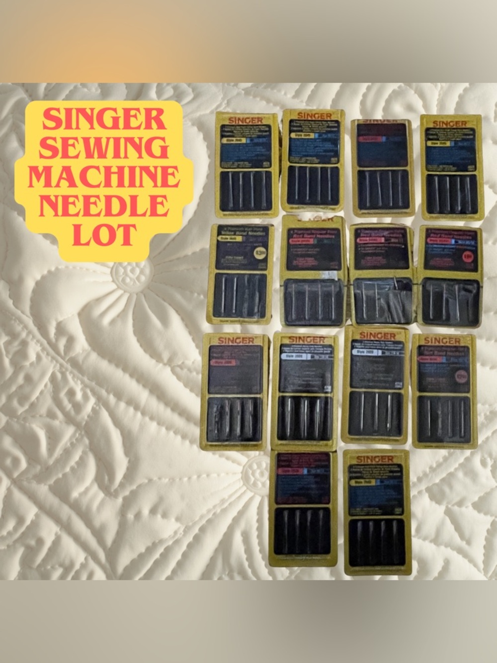 SINGER Style 2020 2045 Sewing Machine Needles Lot Regular Ball Point Heavy Duty